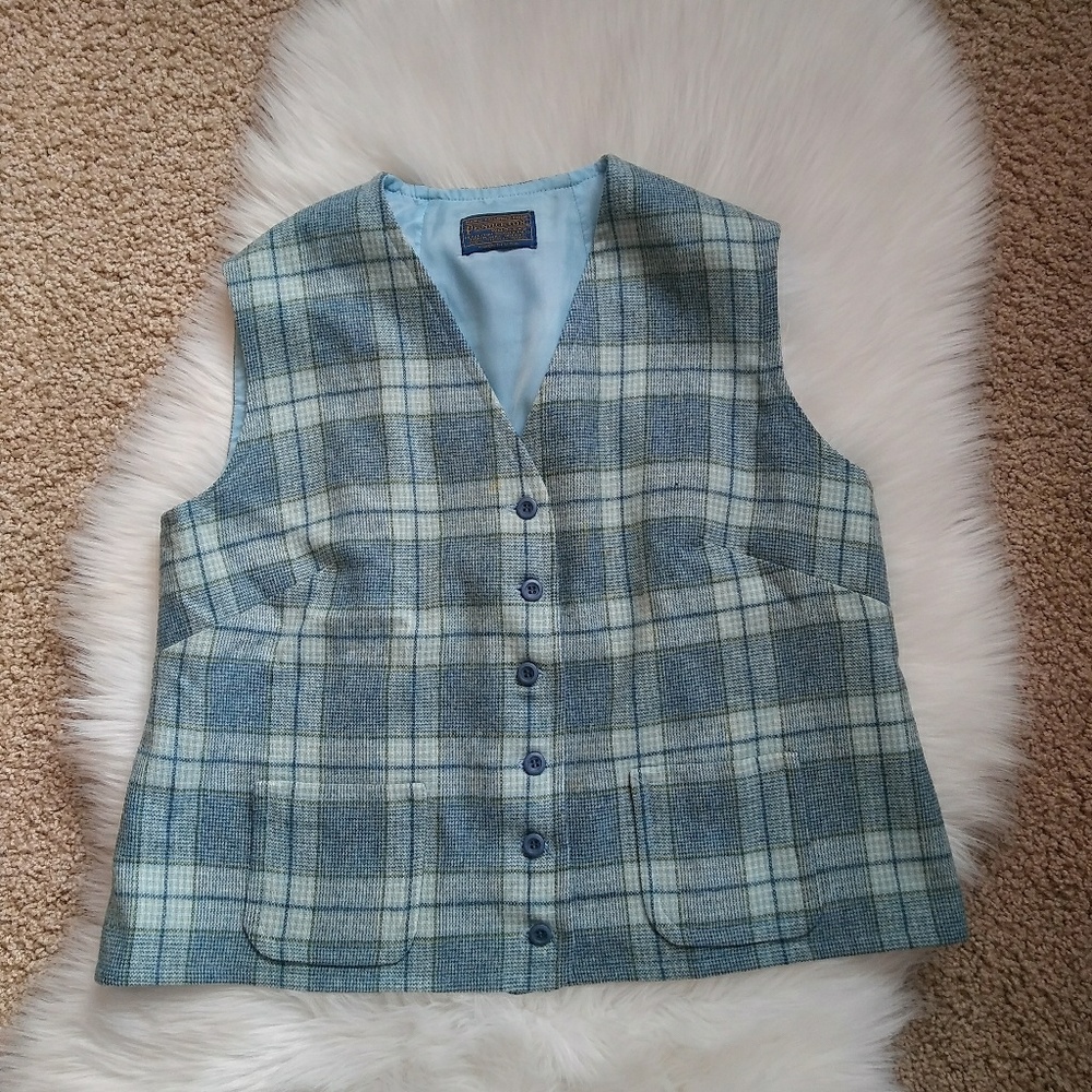 Pendleton 100% Virgin Wool Vest. - image 2